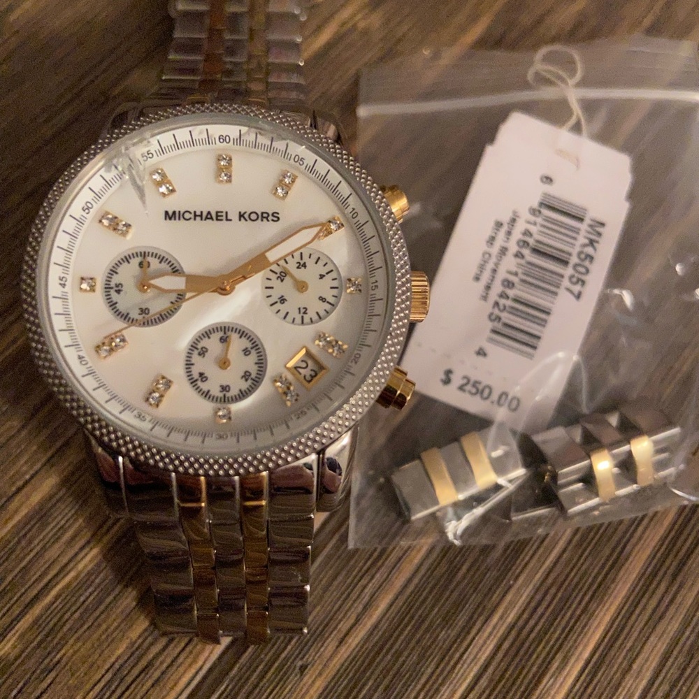 Michael kors 2 tone watch